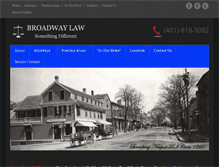 Tablet Screenshot of broadwaylaw.net
